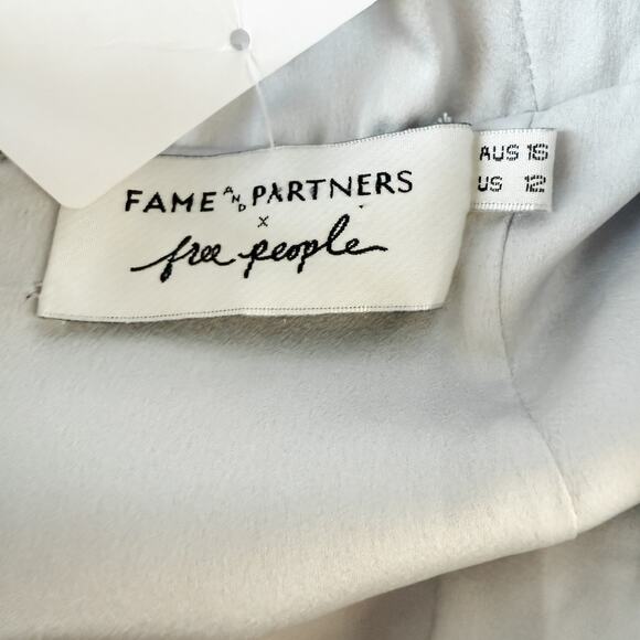 NWT Fame & Partners x Free People‎ Floral Maxi Dress Lavender 12 Fairy Coquette - Picture 9 of 10